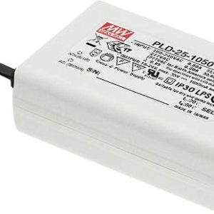 MEAN WELL PLD-25-1050 Sterownik LED Stałonaprądowy 25 W 1.05 A 16 – 24 V/DC nie nadaje się do ściemniania 1 szt.