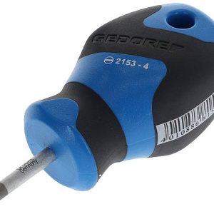 Wkrętak płaski Gedore 2153 4 1531174 Szerokość klingi: 4 mm Długość końcówki: 25 mm Wkrętak płaski Gedore 2153 4 1531174 Szerokość klingi: 4 mm Długość końcówki: 25 mm