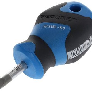 Wkrętak płaski Gedore 2153 5,5 1482432 Szerokość klingi: 5.5 mm Długość końcówki: 25 mm Wkrętak płaski Gedore 2153 5,5 1482432 Szerokość klingi: 5.5 mm Długość końcówki: 25 mm