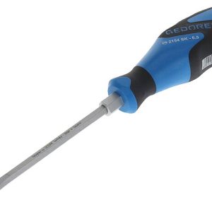 Wkrętak płaski Gedore 2154SK 6,5 1845233 Szerokość klingi: 6.5 mm Długość końcówki: 125 mm Wkrętak płaski Gedore 2154SK 6,5 1845233 Szerokość klingi: 6.5 mm Długość końcówki: 125 mm