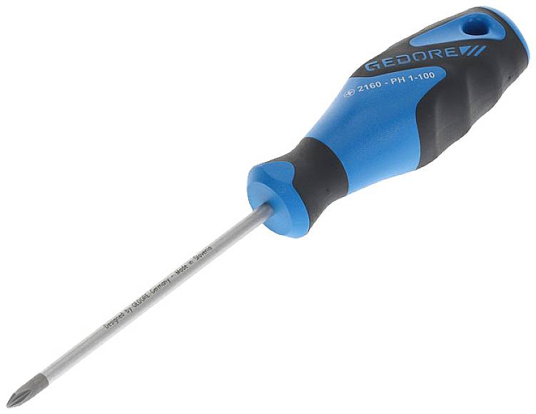 Wkrętak krzyżowy PH 1 Gedore 2160 PH 1-100 2824051 DIN ISO 8764 - obrazek 1