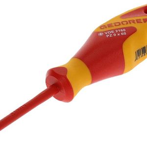 Wkrętak krzyżowy PZ 0 Gedore VDE 2160 PZ 0 1612166 DIN ISO 8764 Wkrętak krzyżowy PZ 0 Gedore VDE 2160 PZ 0 1612166 DIN ISO 8764