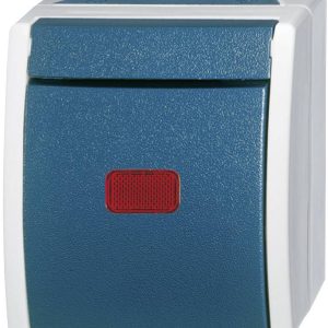 Busch-Jaeger 2601/6 SKW-53 Osprzęt elektroinstalacyjny do pomieszczeń wilgotnych Przełącznik schodowy, Przełącznik z kon Busch-Jaeger 2601/6 SKW-53 Osprzęt elektroinstalacyjny do pomieszczeń wilgotnych Przełącznik schodowy, Przełącznik z kon