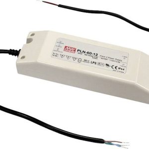 MEAN WELL PLN-60-27 Sterownik LED, Transformator LED Stałonapięciowy, Stałonaprądowy 62 W 2.3 A 18.9 – 27 V/DC Układ PFC