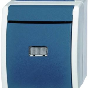 Busch-Jaeger 2601/6 WGL-53 Osprzęt elektroinstalacyjny do pomieszczeń wilgotnych Przełącznik schodowy Ocean, natynkowy n Busch-Jaeger 2601/6 WGL-53 Osprzęt elektroinstalacyjny do pomieszczeń wilgotnych Przełącznik schodowy Ocean, natynkowy n