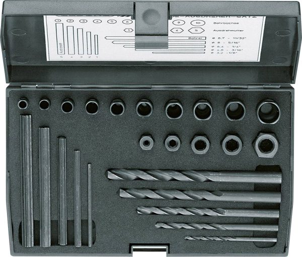 Zestaw do rozwiercania gwintów Gedore 6755550 M5, M6, M7, M8, M9, M10, M11, M12, M13, M14, M15, M16