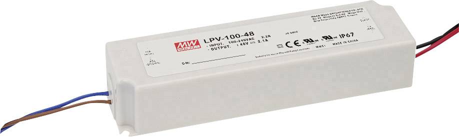 MEAN WELL LPV-100-12 Transformator LED Stałonapięciowy 102 W 0 - 8.5 A 12 V/DC nie nadaje się do ściemniania, Zabezpiecz - obrazek 1