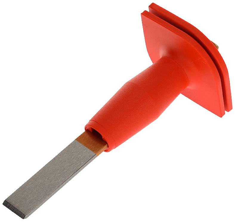 Gedore 104 HS - Dłuto płaskie owalne z osłoną rękojeści 240x26x7 mm 8723930 - obrazek 1