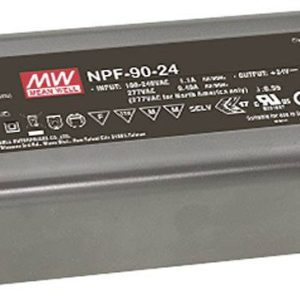 MEAN WELL NPF-90-12 Sterownik LED, Transformator LED Stałonapięciowy, Stałonaprądowy 90 W 7.5 A 7.2 – 12 V/DC nie nadaje MEAN WELL NPF-90-12 Sterownik LED, Transformator LED Stałonapięciowy, Stałonaprądowy 90 W 7.5 A 7.2 – 12 V/DC nie nadaje
