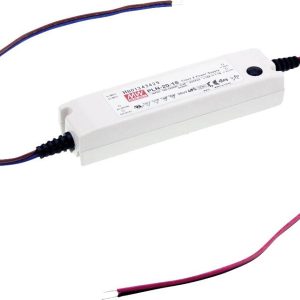 MEAN WELL PLN-20-12 Sterownik LED, Transformator LED Stałonapięciowy, Stałonaprądowy 19 W 1.6 A 9 – 12 V/DC Układ PFC, Z