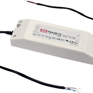MEAN WELL PLN-60-12 Sterownik LED, Transformator LED Stałonapięciowy, Stałonaprądowy 60 W 0 – 5 A 8.4 – 12 V/DC Układ PF