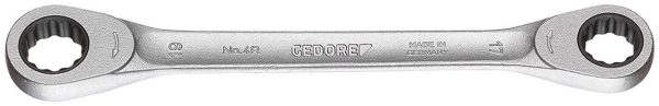 Gedore 2306719 4 R 8X9 Klucz zapadkowy Rozmiar klucza (metryczny) (tylko do tytułu) 8 – 9 mm