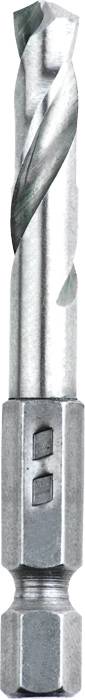 kwb 421103 HSS Zestaw wierteł krętych do metalu 3 mm Długość całkowita 79 mm DIN 1412 C 1/4" (6,3 mm) 1 szt. - obrazek 1