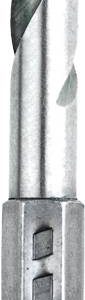 kwb 421105 HSS Wiertło kręte do metalu 5 mm Długość całkowita 104 mm DIN 1412 C 1/4″ (6,3 mm) 1 szt.