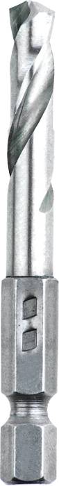 kwb 421105 HSS Wiertło kręte do metalu 5 mm Długość całkowita 104 mm DIN 1412 C 1/4" (6,3 mm) 1 szt. - obrazek 1