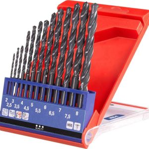 kwb 424140 HSS Zestaw wierteł krętych do metalu 13 szt. 2 mm, 2.5 mm, 3 mm, 3.5 mm, 4 mm, 4.5 mm, 5 mm, 5.5 mm, 6 mm, 6.