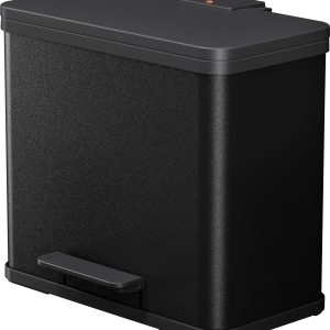 Hailo öko trio plus L 6332600 Kosz na śmieci 27 l blacha stalowa (D x S x W) 470 x 470 x 430 mm czarny Mechanizm z pedał Hailo öko trio plus L 6332600 Kosz na śmieci 27 l blacha stalowa (D x S x W) 470 x 470 x 430 mm czarny Mechanizm z pedał