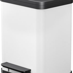 Hailo Öko duo plus M 6222300 Kosz na śmieci 18 l blacha stalowa (D x S x W) 320 x 320 x 430 mm biały Mechanizm z pedałem Hailo Öko duo plus M 6222300 Kosz na śmieci 18 l blacha stalowa (D x S x W) 320 x 320 x 430 mm biały Mechanizm z pedałem
