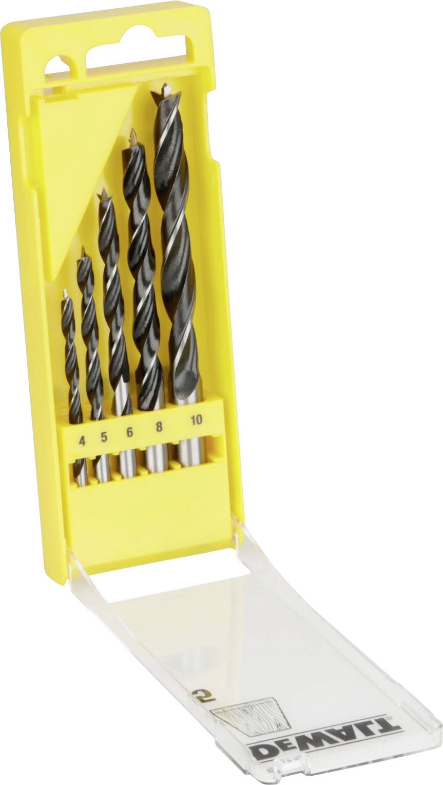 Zestaw wierteł spiralnych do drewna DEWALT DT4535-QZ 5 szt. - obrazek 1