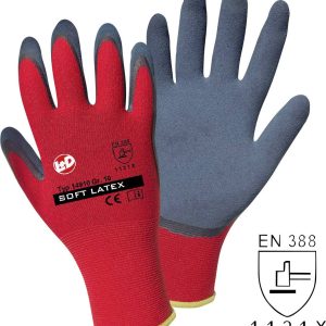 Leipold Doehle 14910-11 Soft Latex Polyester Rękawice robocze Rozmiar rękawic: 11 EN 388:2016 CAT II 1 szt. Leipold Doehle 14910-11 Soft Latex Polyester Rękawice robocze Rozmiar rękawic: 11 EN 388:2016 CAT II 1 szt.
