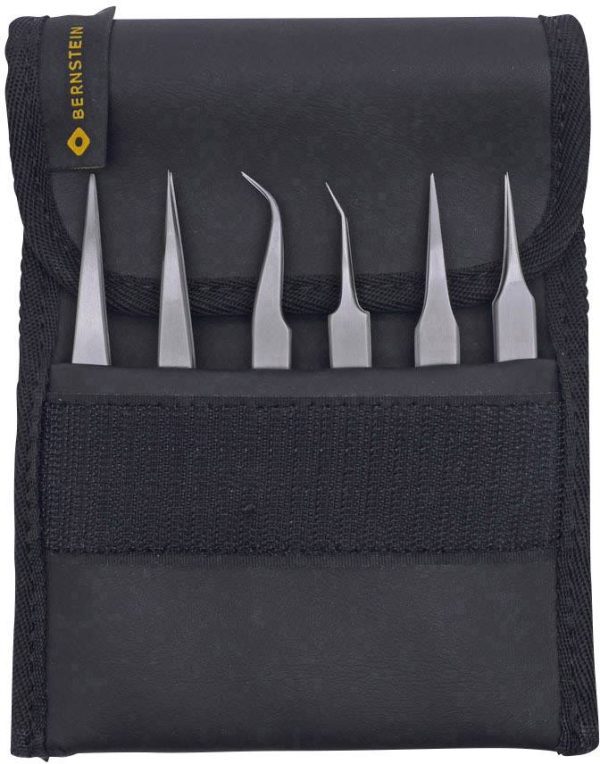 Zestaw pęset BERNSTEIN Tools for Electronics 5-070-UF