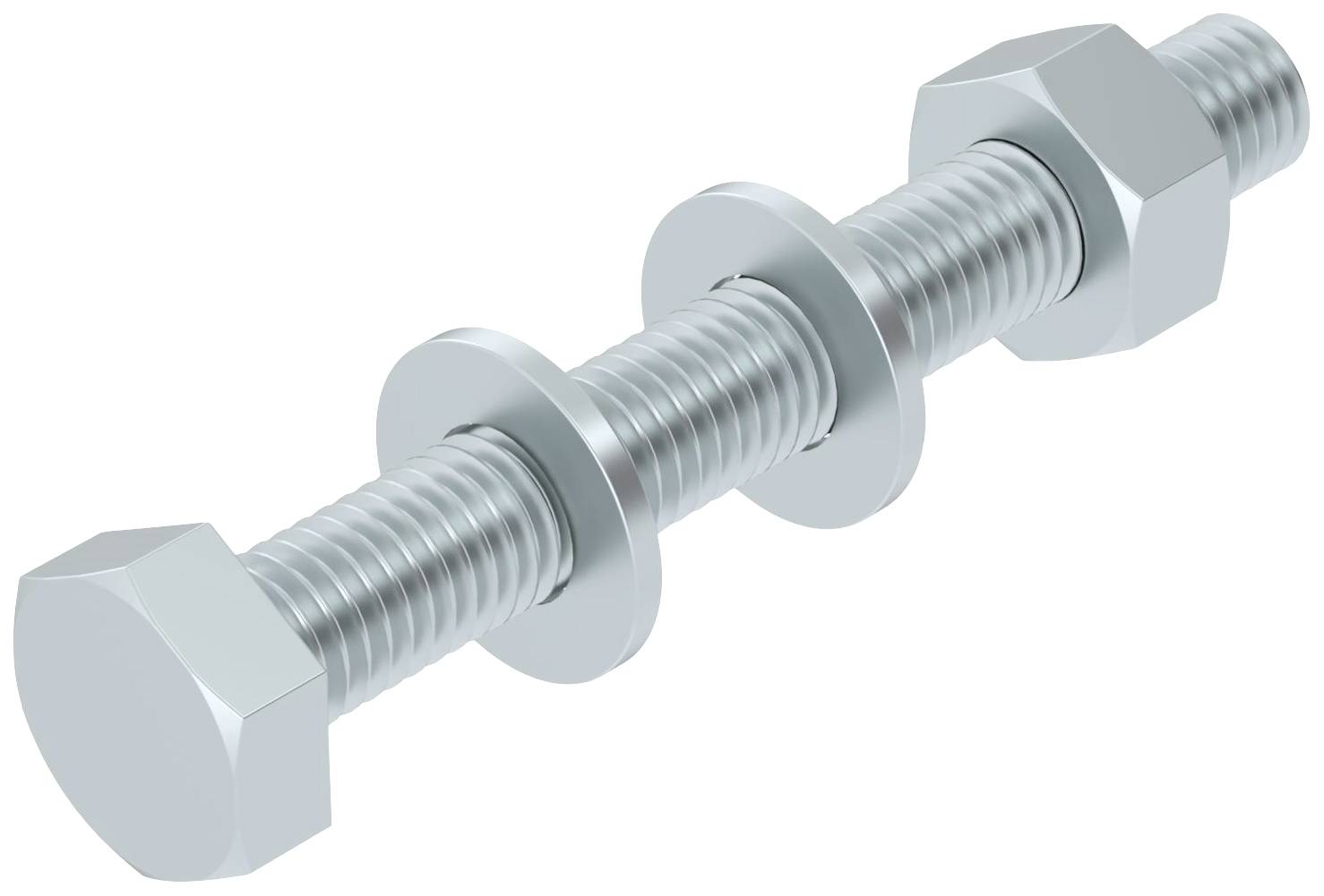 Śruba z łbem sześciokątnym OBO Bettermann 3160734 10 mm 25 mm 50 szt. - obrazek 1