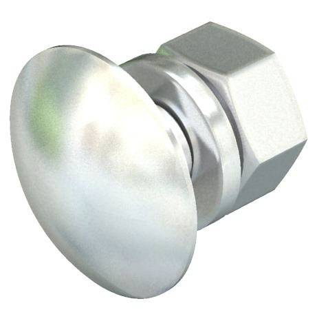 Śruba z łbem grzybkowym z podsadzeniem OBO Bettermann 6406696 8 mm 16 mm 50 szt. - obrazek 1