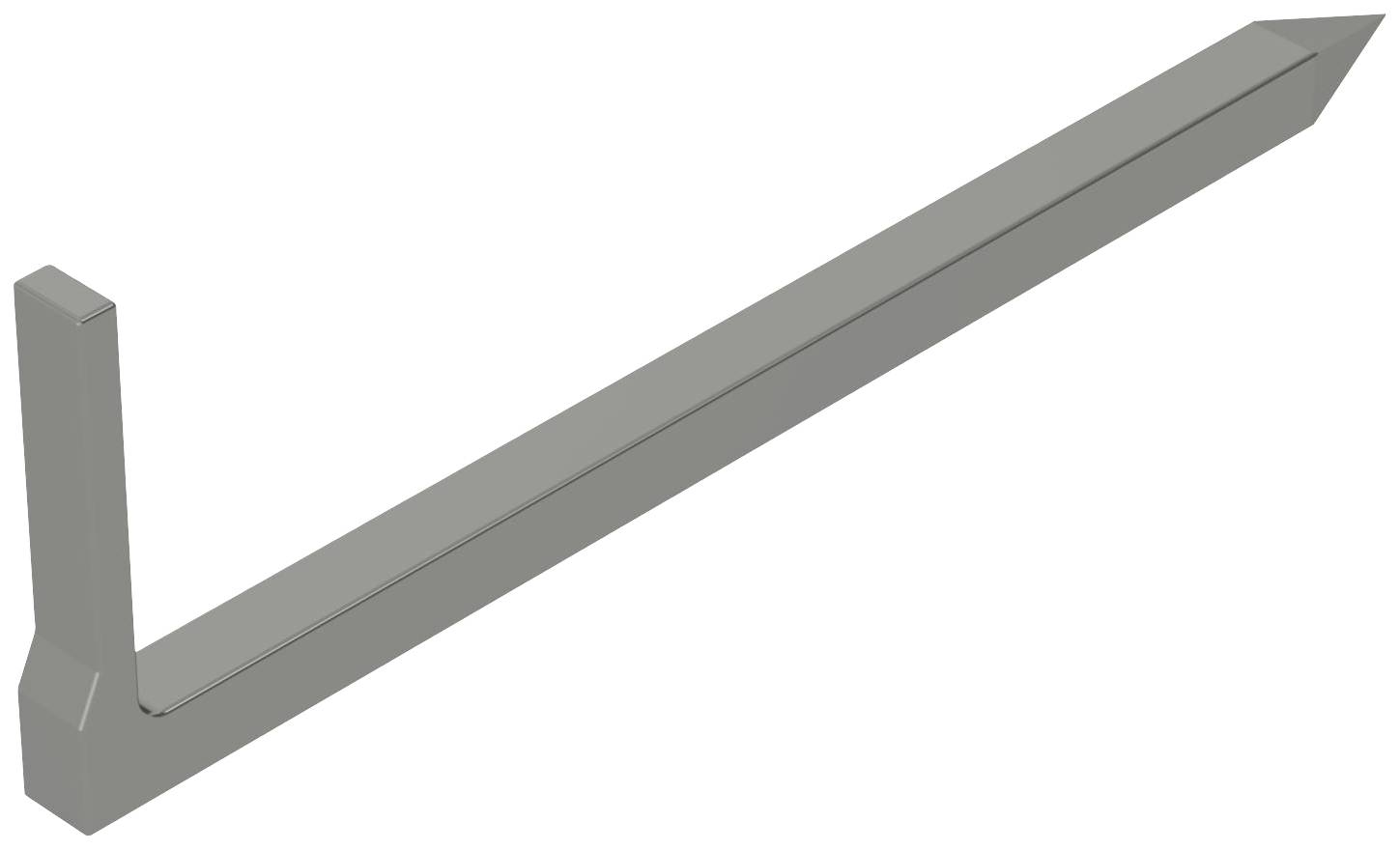 Hak ścienny stalowy OBO Bettermann 716 3X60 BK 3347060 (Ø x D) 3 mm x 60 mm hartowany 100 szt. - obrazek 1