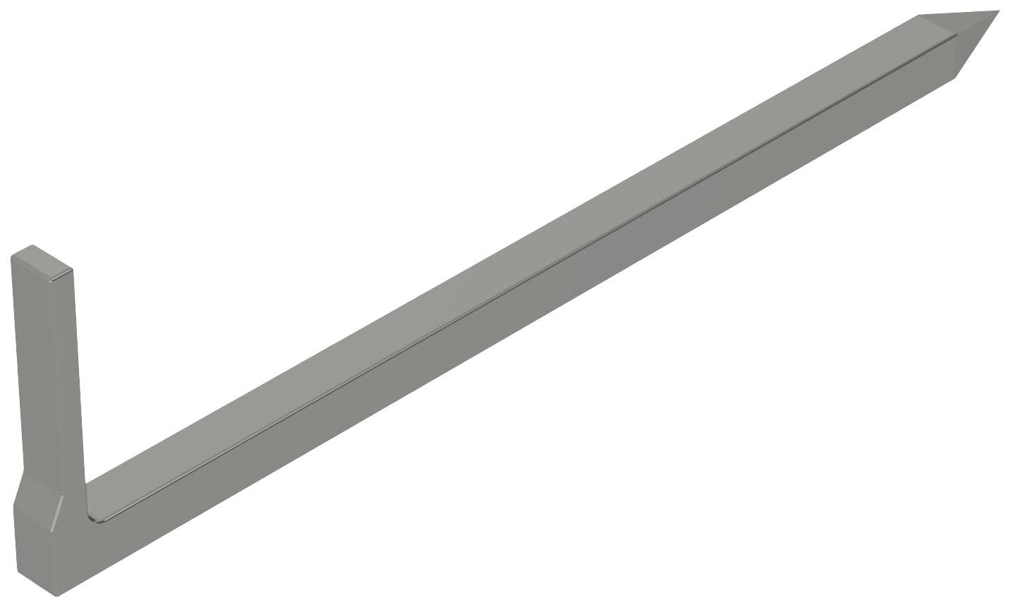 Hak ścienny stalowy OBO Bettermann 716 3X70 BK 3347079 (Ø x D) 3 mm x 70 mm hartowany 100 szt. - obrazek 1
