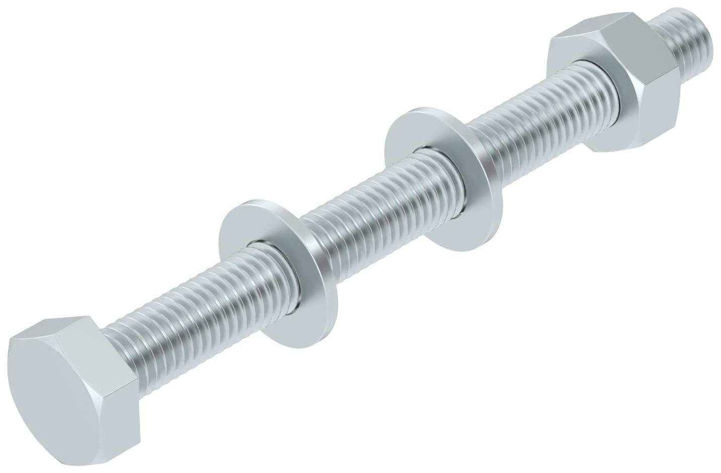 Śruba z łbem sześciokątnym OBO Bettermann 6418244 10 mm 110 mm 20 szt. - obrazek 1