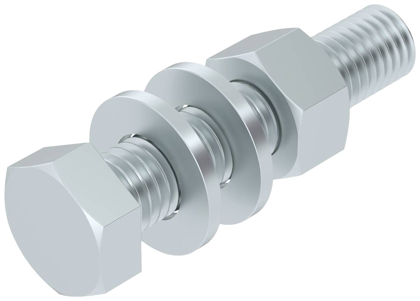 Śruba z łbem sześciokątnym OBO Bettermann 3163156 12 mm 60 mm 25 szt. - obrazek 1