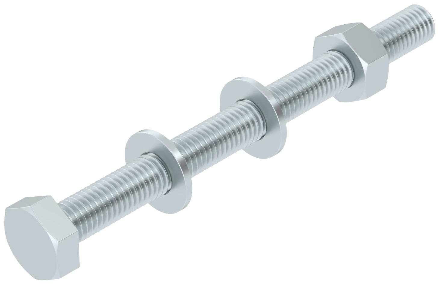 Śruba z łbem sześciokątnym OBO Bettermann 3160793 10 mm 120 mm 20 szt. - obrazek 1