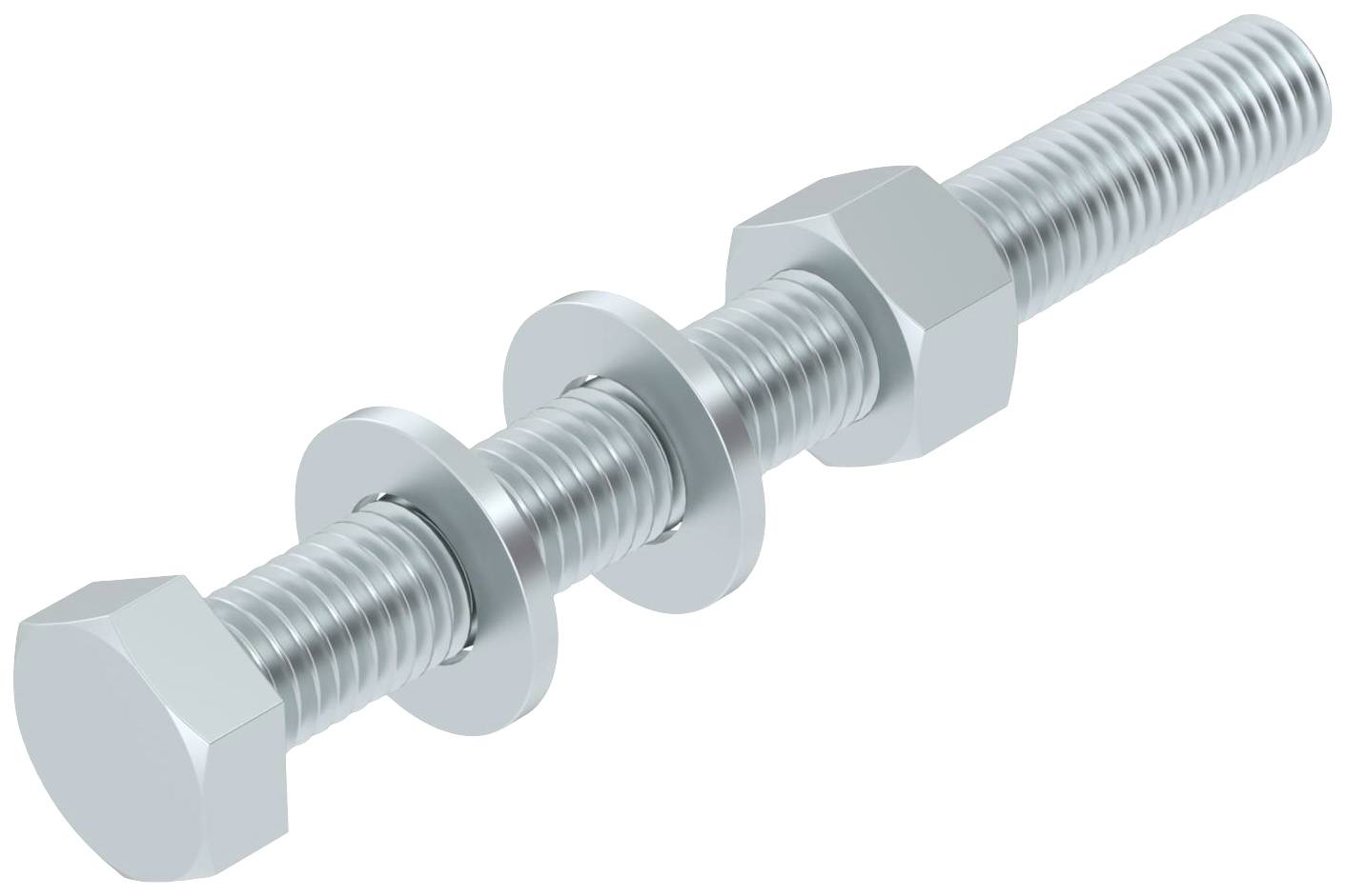 Śruba z łbem sześciokątnym OBO Bettermann 6418317 12 mm 110 mm 20 szt. - obrazek 1