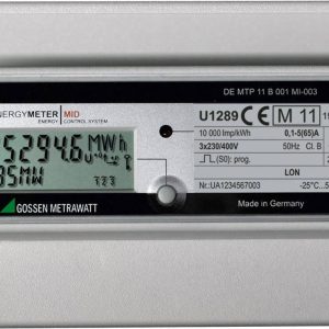 Gossen Metrawatt U1289-V011 U1289-V011 Licznik prądu trójfazowy cyfrowy 65 A Zezwolenie MID: tak 1 szt. Gossen Metrawatt U1289-V011 U1289-V011 Licznik prądu trójfazowy cyfrowy 65 A Zezwolenie MID: tak 1 szt.