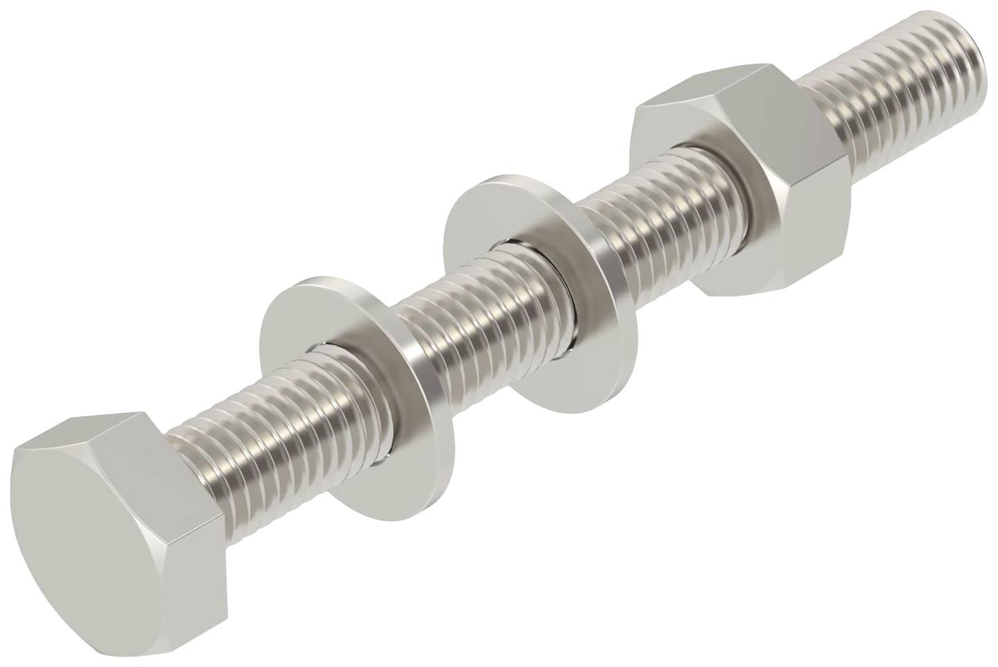Śruba z łbem sześciokątnym OBO Bettermann 6418255 10 mm 90 mm 20 szt. - obrazek 1