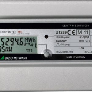 Gossen Metrawatt U1289-V012 U1289-V012 Licznik prądu trójfazowy cyfrowy 65 A Zezwolenie MID: tak 1 szt. Gossen Metrawatt U1289-V012 U1289-V012 Licznik prądu trójfazowy cyfrowy 65 A Zezwolenie MID: tak 1 szt.