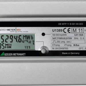 Gossen Metrawatt U1387-V012 U1387-V012 Licznik pradu trójfazowy przekładnikowy cyfrowy 5 A Zezwolenie MID: tak 1 szt. Gossen Metrawatt U1387-V012 U1387-V012 Licznik pradu trójfazowy przekładnikowy cyfrowy 5 A Zezwolenie MID: tak 1 szt.