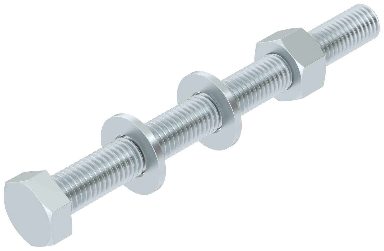 Śruba z łbem sześciokątnym OBO Bettermann 6408478 12 mm 130 mm 20 szt. - obrazek 1