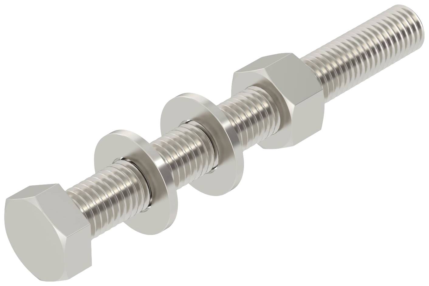 Śruba z łbem sześciokątnym OBO Bettermann 6418376 12 mm 110 mm 20 szt. - obrazek 1