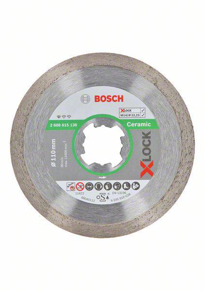 Bosch Accessories 2608615136 Bosch Power Tools Tarcza tnąca diamentowa Średnica 110 mm 1 szt. - obrazek 1