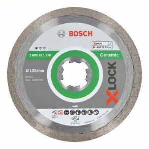 Bosch Accessories 2608615138 X-LOCK Diamanttrennscheibe Sta 125×22,23×1,6x7mm Ceramic Tarcza tnąca diamentowa Średnica 1 Bosch Accessories 2608615138 X-LOCK Diamanttrennscheibe Sta 125×22,23×1,6x7mm Ceramic Tarcza tnąca diamentowa Średnica 1
