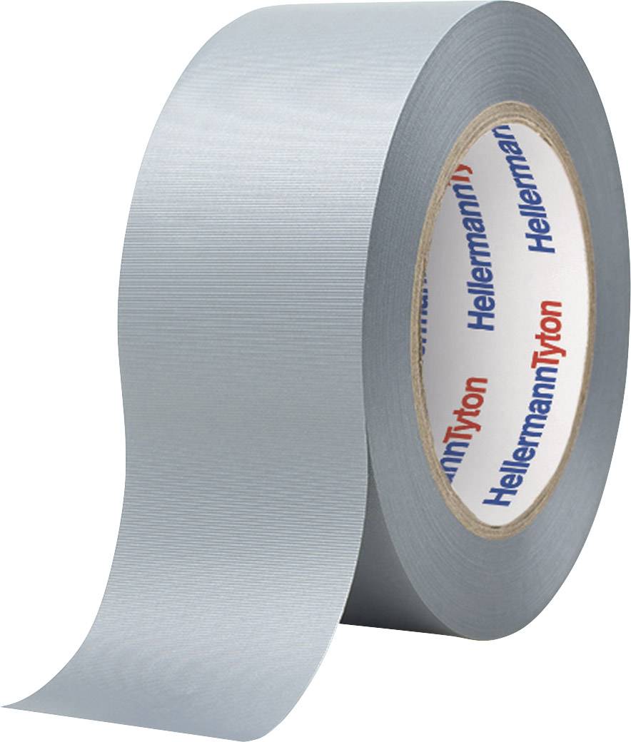 Taśma PVC HellermannTyton 710-01000 HTAPE-ALLROUND1500-PVC-GY (D x S) 46 m x 51 mm 46 m 1 szt. - obrazek 1