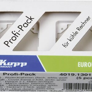 Ramka Kopp, 401913017, 2 x, Europa biały, matowy Ramka Kopp, 401913017, 2 x, Europa biały, matowy