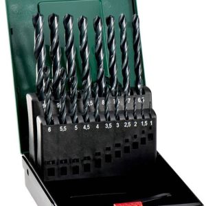 Metabo 627164000 627164000 HSS-R Wiertło kręte do metalu 19 szt. 1 mm, 1.5 mm, 2 mm, 2.5 mm, 3 mm, 3.5 mm, 4 mm, 4.5 mm, Metabo 627164000 627164000 HSS-R Wiertło kręte do metalu 19 szt. 1 mm, 1.5 mm, 2 mm, 2.5 mm, 3 mm, 3.5 mm, 4 mm, 4.5 mm,