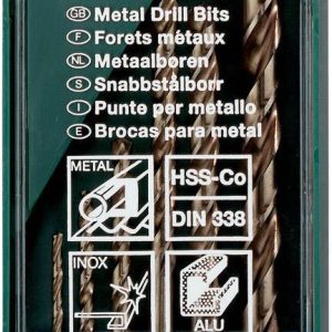 Metabo 627119000 Zestaw wierteł krętych do metalu 6 szt. 2 mm, 3 mm, 4 mm, 5 mm, 6 mm, 8 mm 1 szt. Metabo 627119000 Zestaw wierteł krętych do metalu 6 szt. 2 mm, 3 mm, 4 mm, 5 mm, 6 mm, 8 mm 1 szt.
