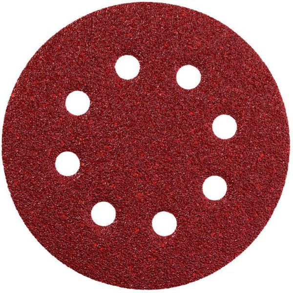 5 samoprzylepnych arkuszy szlifierskich, 125 mm P40 Metabo 631226000