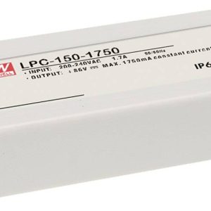 MEAN WELL LPC-150-1050 Sterownik LED Stałonaprądowy 151 W 1.05 A 72 – 144 V/DC nie nadaje się do ściemniania, Zabezpiecz MEAN WELL LPC-150-1050 Sterownik LED Stałonaprądowy 151 W 1.05 A 72 – 144 V/DC nie nadaje się do ściemniania, Zabezpiecz