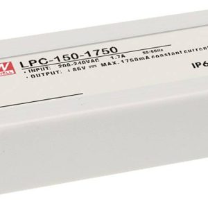 MEAN WELL LPC-150-3150 Sterownik LED Stałonaprądowy 151 W 3.15 A 24 – 48 V/DC nie nadaje się do ściemniania, Zabezpiecze MEAN WELL LPC-150-3150 Sterownik LED Stałonaprądowy 151 W 3.15 A 24 – 48 V/DC nie nadaje się do ściemniania, Zabezpiecze