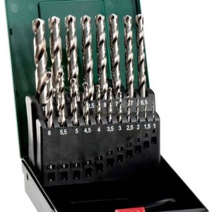 Metabo 627097000 Zestaw wierteł krętych do metalu 19 szt. 1 mm, 1.5 mm, 2 mm, 2.5 mm, 3 mm, 3.5 mm, 4 mm, 4.5 mm, 5 mm, Metabo 627097000 Zestaw wierteł krętych do metalu 19 szt. 1 mm, 1.5 mm, 2 mm, 2.5 mm, 3 mm, 3.5 mm, 4 mm, 4.5 mm, 5 mm,