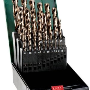 Metabo 627122000 Zestaw wierteł krętych do metalu 25 szt. 1 mm, 1.5 mm, 2 mm, 2.5 mm, 3 mm, 3.5 mm, 4 mm, 4.5 mm, 5 mm, Metabo 627122000 Zestaw wierteł krętych do metalu 25 szt. 1 mm, 1.5 mm, 2 mm, 2.5 mm, 3 mm, 3.5 mm, 4 mm, 4.5 mm, 5 mm,